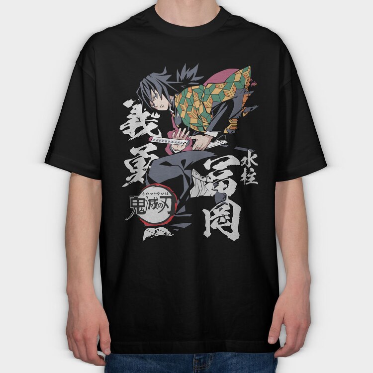 Demon Slayer 34, Tricou Oversize Barbati (Unisex)