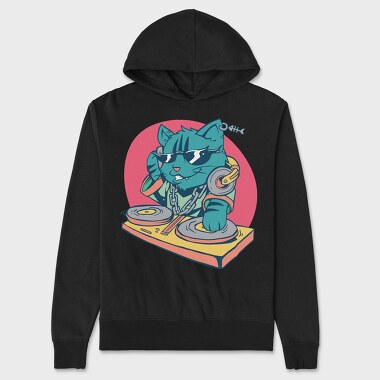 DJ Cat, Hanorac Oversize Barbati (Unisex)