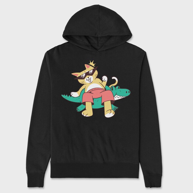 Cat Pool, Hanorac Oversize Barbati (Unisex)