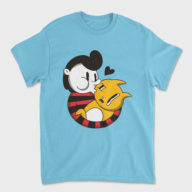 Cat Hug, Tricou Barbati (Unisex)