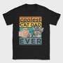 Coolest Cat Dad, Tricou Barbati (Unisex)