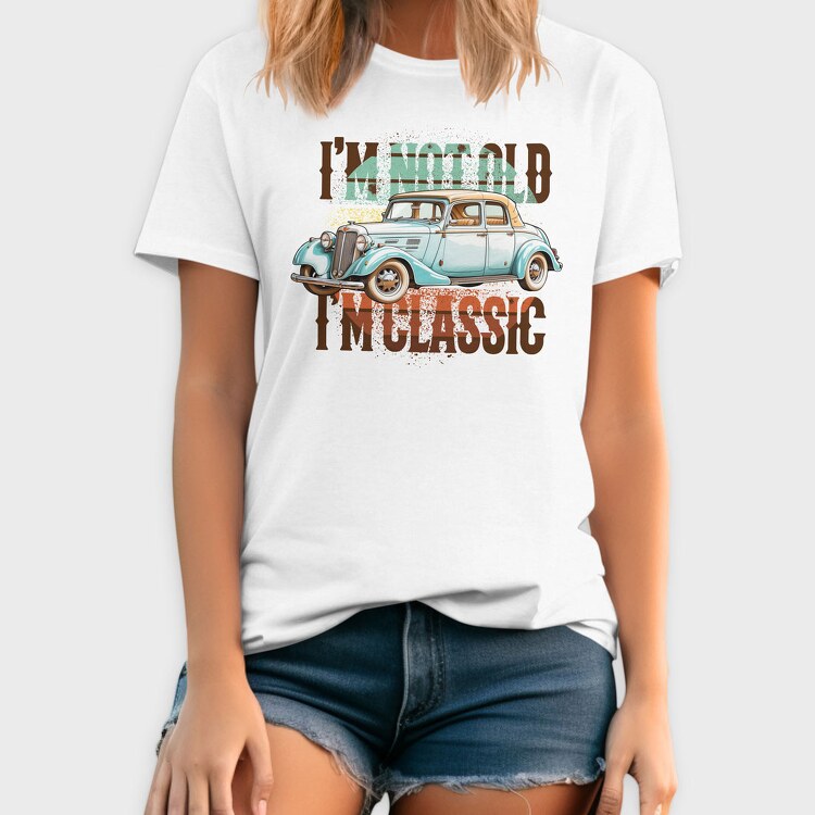 Old Car Quote, Tricou Barbati (Unisex)