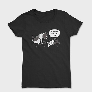 Cat Waking Up Girl, Tricou Femei