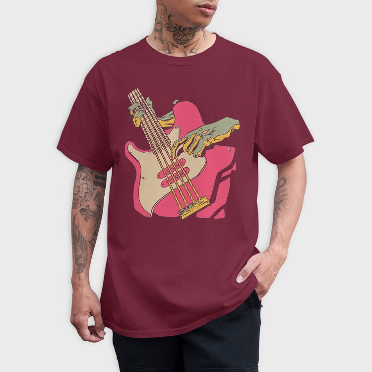 Bass Guitar, Tricou Barbati (Unisex)
