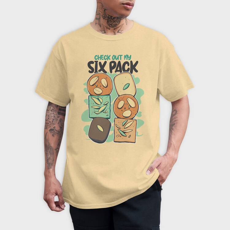 Six Pack Indian Sweets, Tricou Barbati (Unisex)