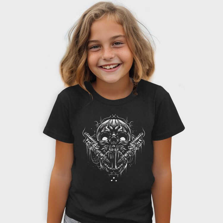 Skull Tattoo Machine, Tricou Copii
