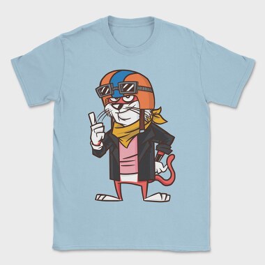 Cat Biker, Tricou Barbati (Unisex)