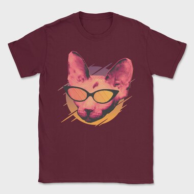 Cat Glasses, Tricou Barbati (Unisex)