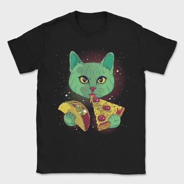 Cosmic Cat, Tricou Barbati (Unisex)