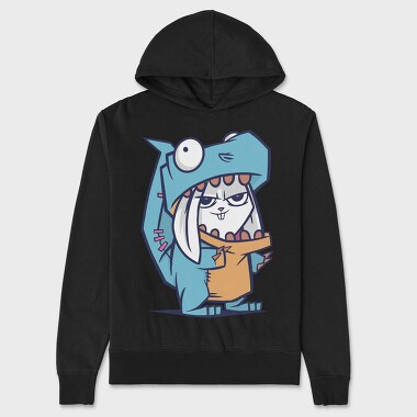 Rabbits Dinosaur, Hanorac Oversize Barbati (Unisex)