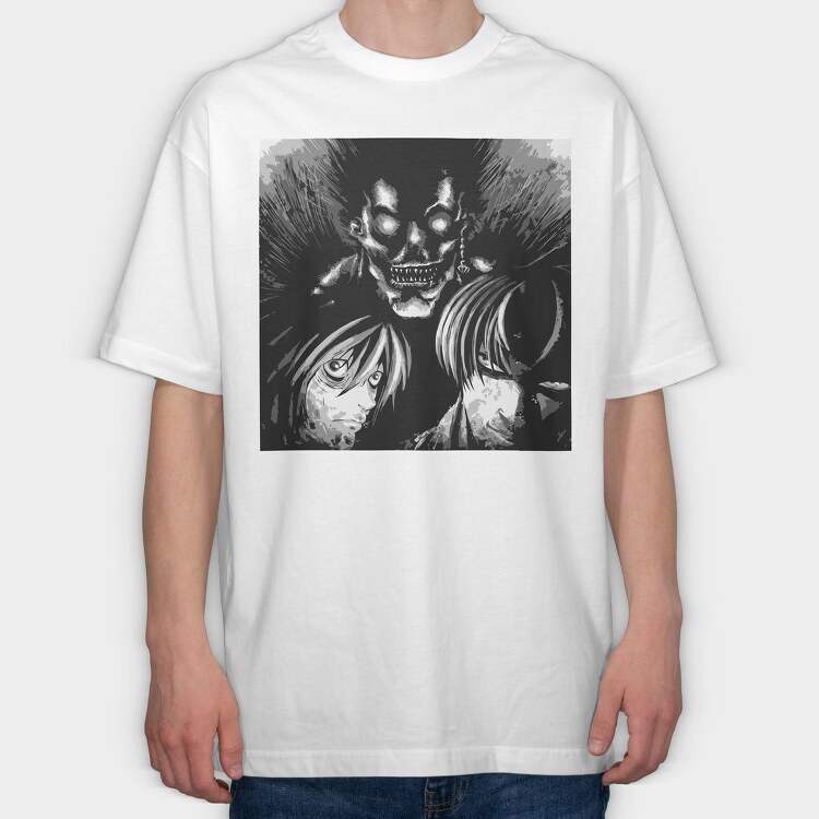 Death Note, Tricou Oversize Barbati (Unisex)