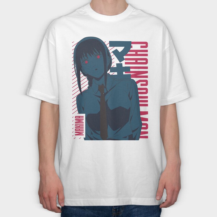 Chainsaw Man 18, Tricou Oversize Barbati (Unisex)