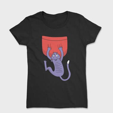 Cat Falling Pocket, Tricou Femei