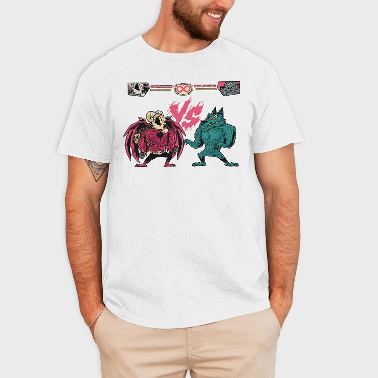 Monster Fight, Tricou Barbati (Unisex)