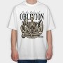 Oblivion Skeleton Quote, Tricou Oversize Barbati (Unisex)