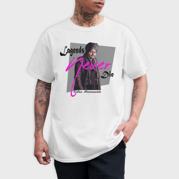 Sidhu Moosewala, Tricou Barbati (Unisex)