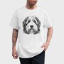 Old English Sheep Dog, Tricou Barbati (Unisex)