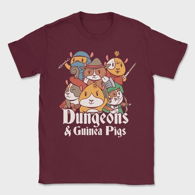 Dungeons And Guinea Pigs, Tricou Barbati (Unisex)