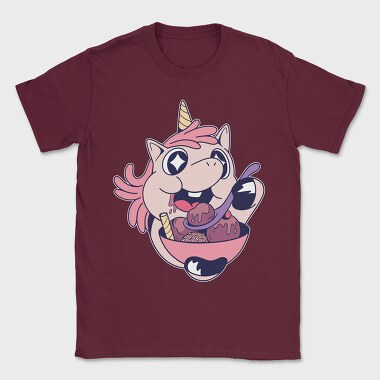 Unicorn Icecream, Tricou Barbati (Unisex)