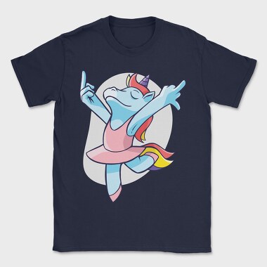 Unicorn Ballet Middle Finger, Tricou Barbati (Unisex)