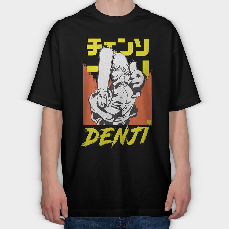 Chainsaw Man 8, Tricou Oversize Barbati (Unisex)