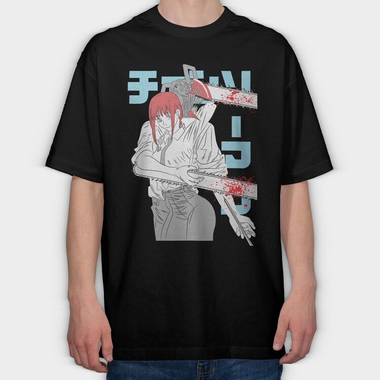 Chainsaw Man 7, Tricou Oversize Barbati (Unisex)