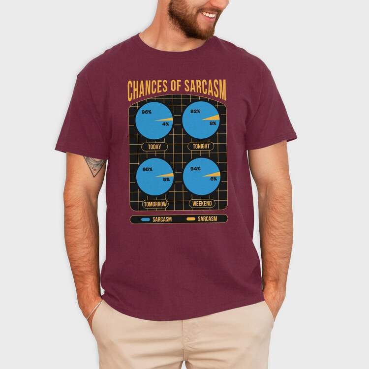 Sarcasm Chances, Tricou Barbati (Unisex)