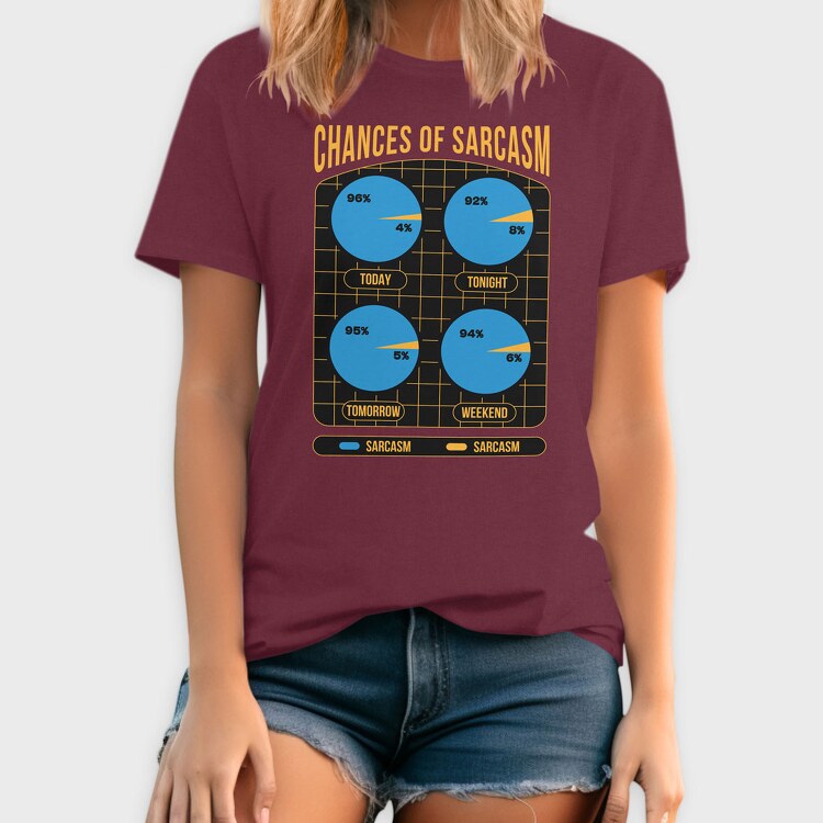 Sarcasm Chances, Tricou Barbati (Unisex)