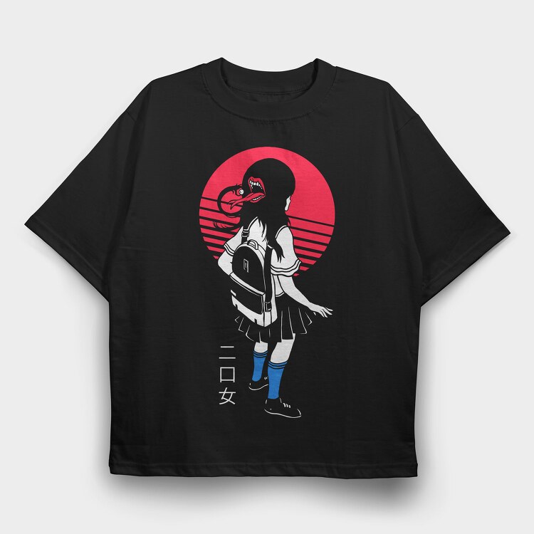 Crimson X, Tricou Oversize Barbati (Unisex)