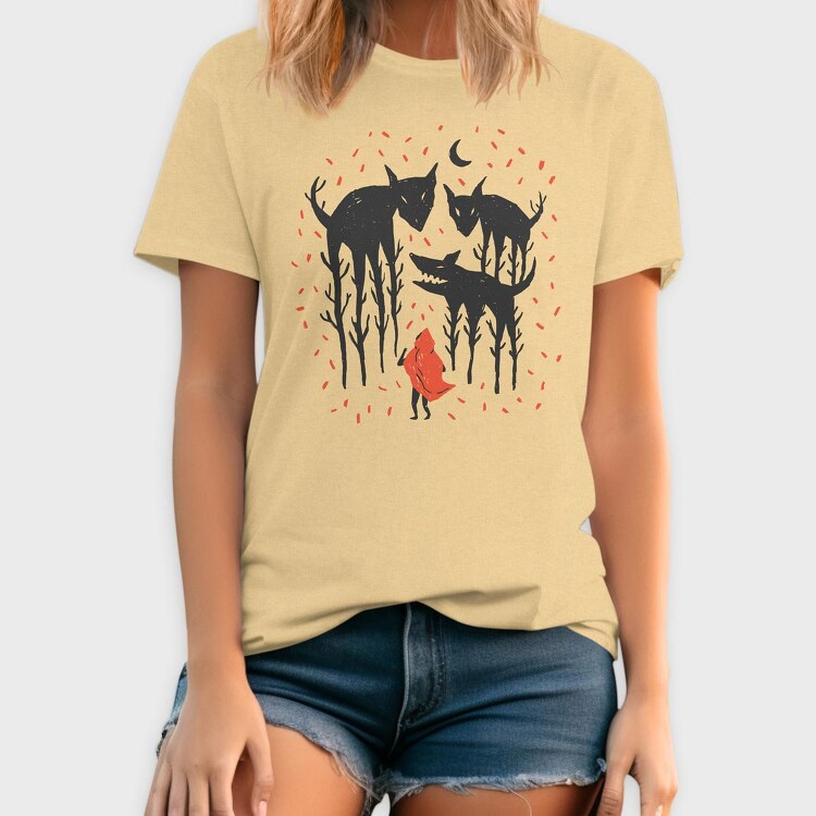 Red Riding Hood, Tricou Barbati (Unisex)