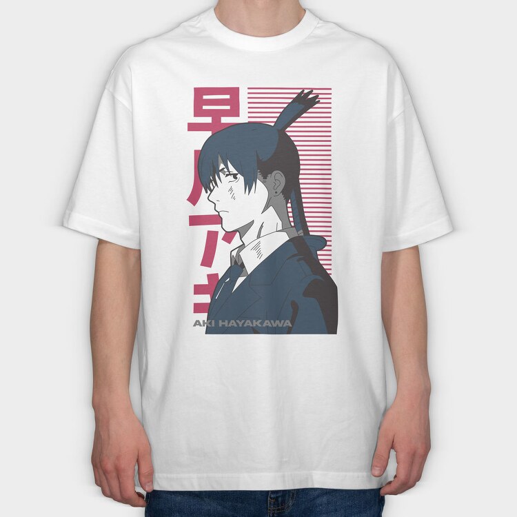 Chainsaw Man 12, Tricou Oversize Barbati (Unisex)