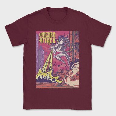 Unicorn Attack, Tricou Barbati (Unisex)
