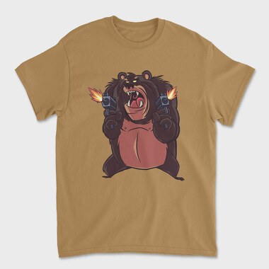 Bear Chuck, Tricou Barbati (Unisex)