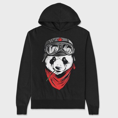 Googles Panda, Hanorac Oversize Barbati (Unisex)