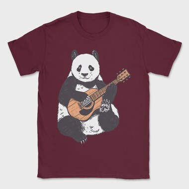 Guitar Panda, Tricou Barbati (Unisex)