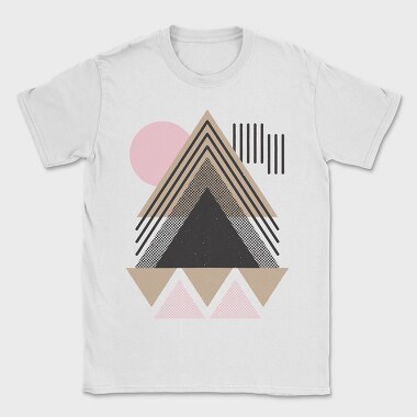 Abstract Geometric, Tricou Barbati (Unisex)