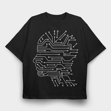 Ai, Tricou Oversize Barbati (Unisex)