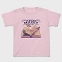 Open Book And Butterflies White Magic Tote, Tricou Copii