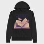 Open Book And Butterflies White Magic Tote, Hanorac Oversize Barbati (Unisex)