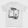 Open Book And Ink Jar, Tricou Barbati (Unisex)