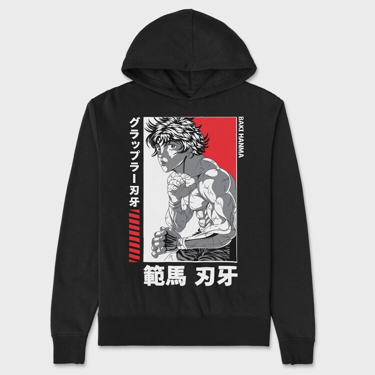 Baki 6, Hanorac Oversize Barbati (Unisex)