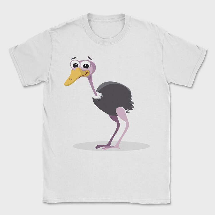 Ostrich Smile, Tricou Barbati (Unisex)