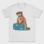 Otter Animal On Vacation Travel, Tricou Barbati (Unisex)
