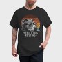 Pitbull Dog Resting, Tricou Barbati (Unisex)