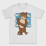 Otter Animal With Cool Sunglasses, Tricou Barbati (Unisex)