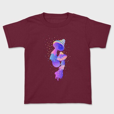 Psychedelics Mushrooms, Tricou Copii