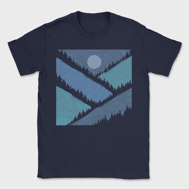 Geometric Mountains, Tricou Barbati (Unisex)