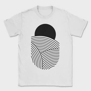 Minimal Geometric01, Tricou Barbati (Unisex)