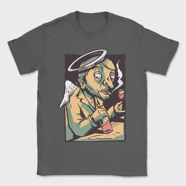 Angel Drink Wine, Tricou Barbati (Unisex)