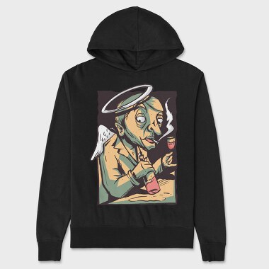 Angel Drink Wine, Hanorac Oversize Barbati (Unisex)